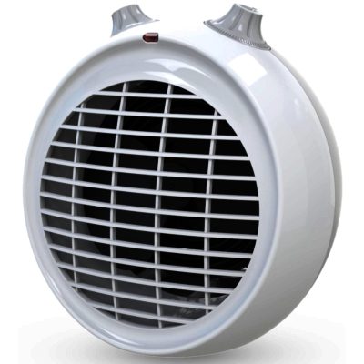 Dimplex DXUF20TN 2kW Upright Fan Heater in White & Light Grey